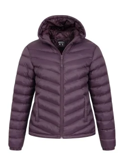 Paars - Mountain Warehouse Seasons Womens Water-Resistant Padded Jacket