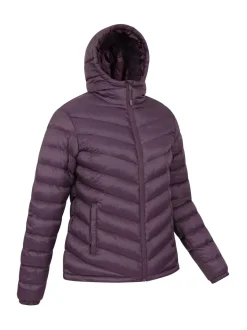 Paars - Mountain Warehouse Seasons Womens Water-Resistant Padded Jacket