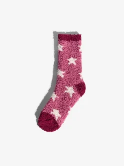 Paars met sterrenprint - Friends Like These Cosy Slipper Socks 3 Pack