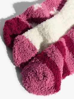 Paars met sterrenprint - Friends Like These Cosy Slipper Socks 3 Pack