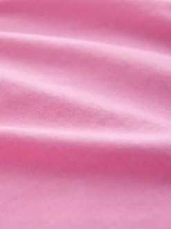 Paars/blauw/botergeel/roze/wit - Set van 5 T-shirts met kapmouwtjes
