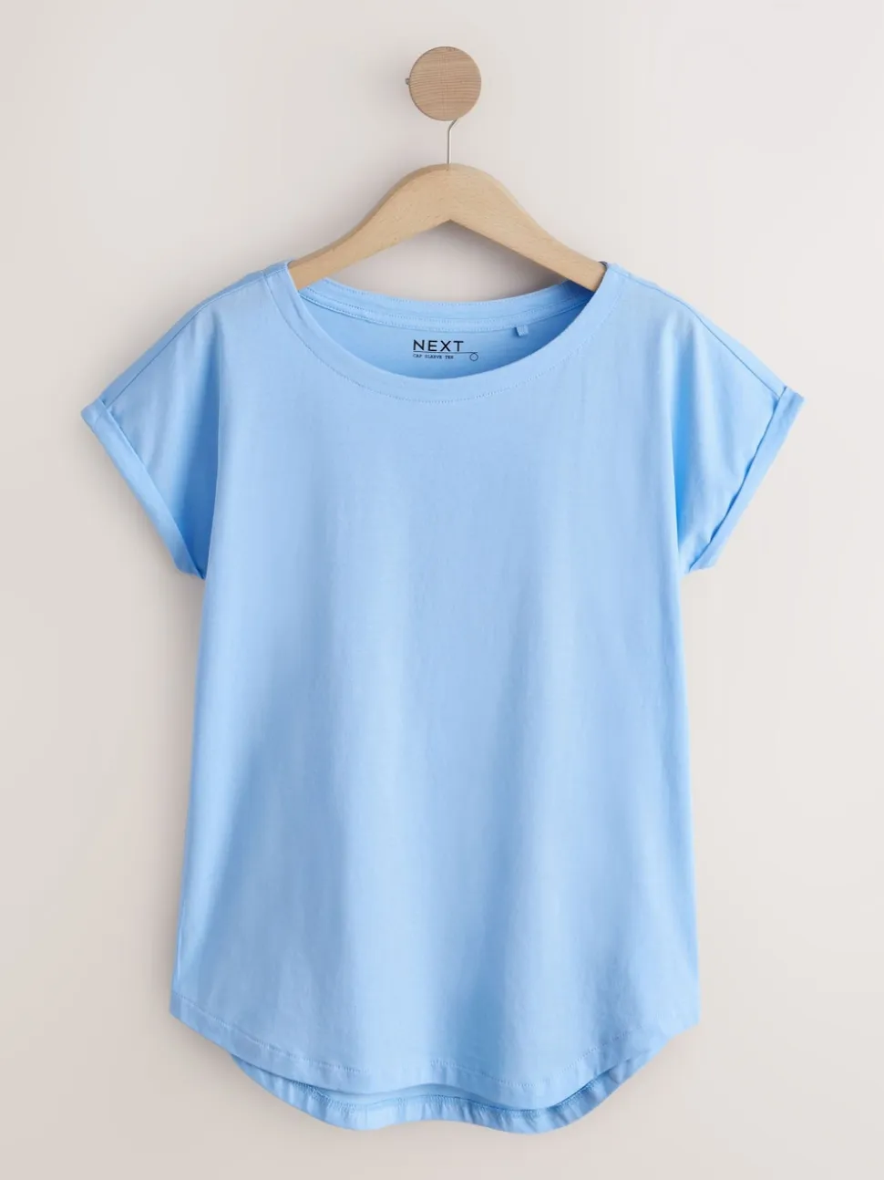 Paars/blauw/botergeel/roze/wit - Set van 5 T-shirts met kapmouwtjes