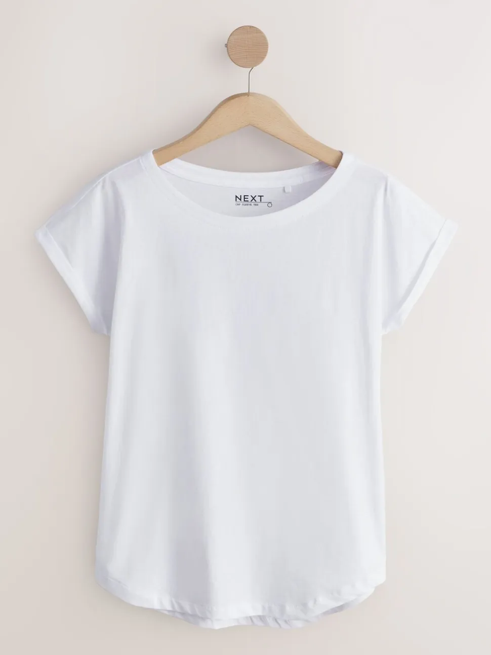 Paars/blauw/botergeel/roze/wit - Set van 5 T-shirts met kapmouwtjes