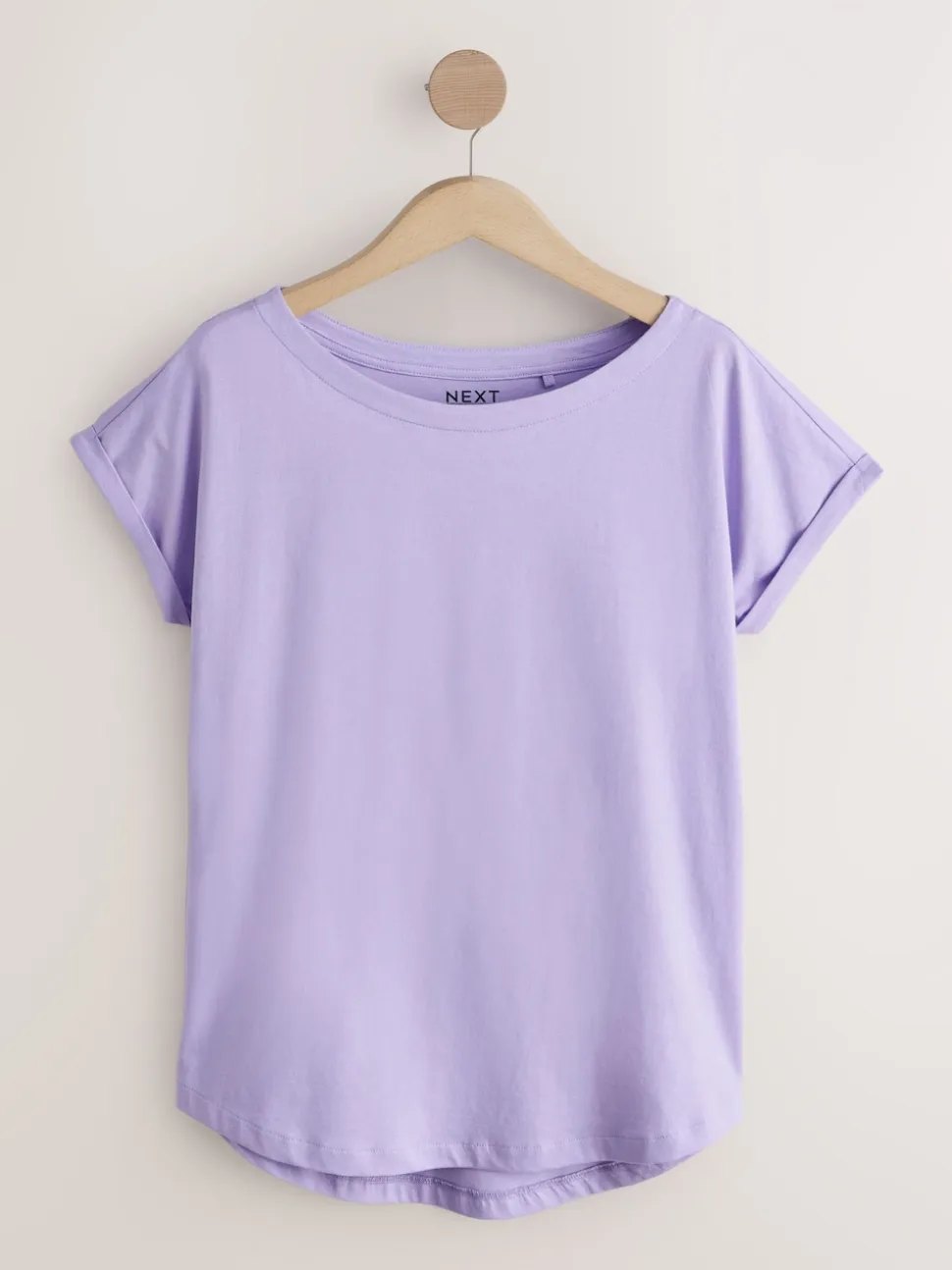 Paars/blauw/botergeel/roze/wit - Set van 5 T-shirts met kapmouwtjes