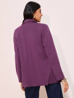 Paarsrood - Friends Like These Edge To Edge Ponte maatgesneden blazer