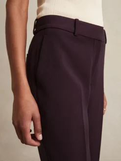 Paarsrood - Reiss Gabi slim-fit kostuumbroek