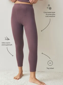 Paarsrood - Thermal Maximum Warmth Cosy Ribbed Legging