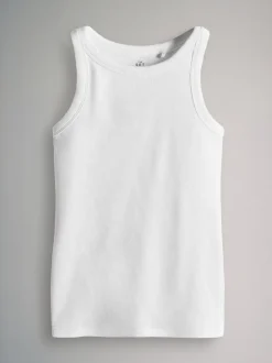 Paars/Strepen/Bruin/Roze/Wit - The Set 5 Pack Racer Ribbed Vests