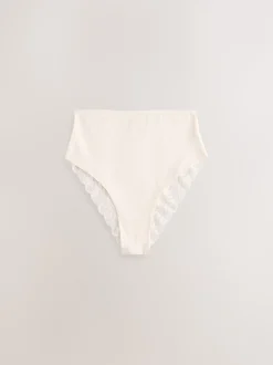 Paisley - Katoenen kanten slipjes 4 stuks