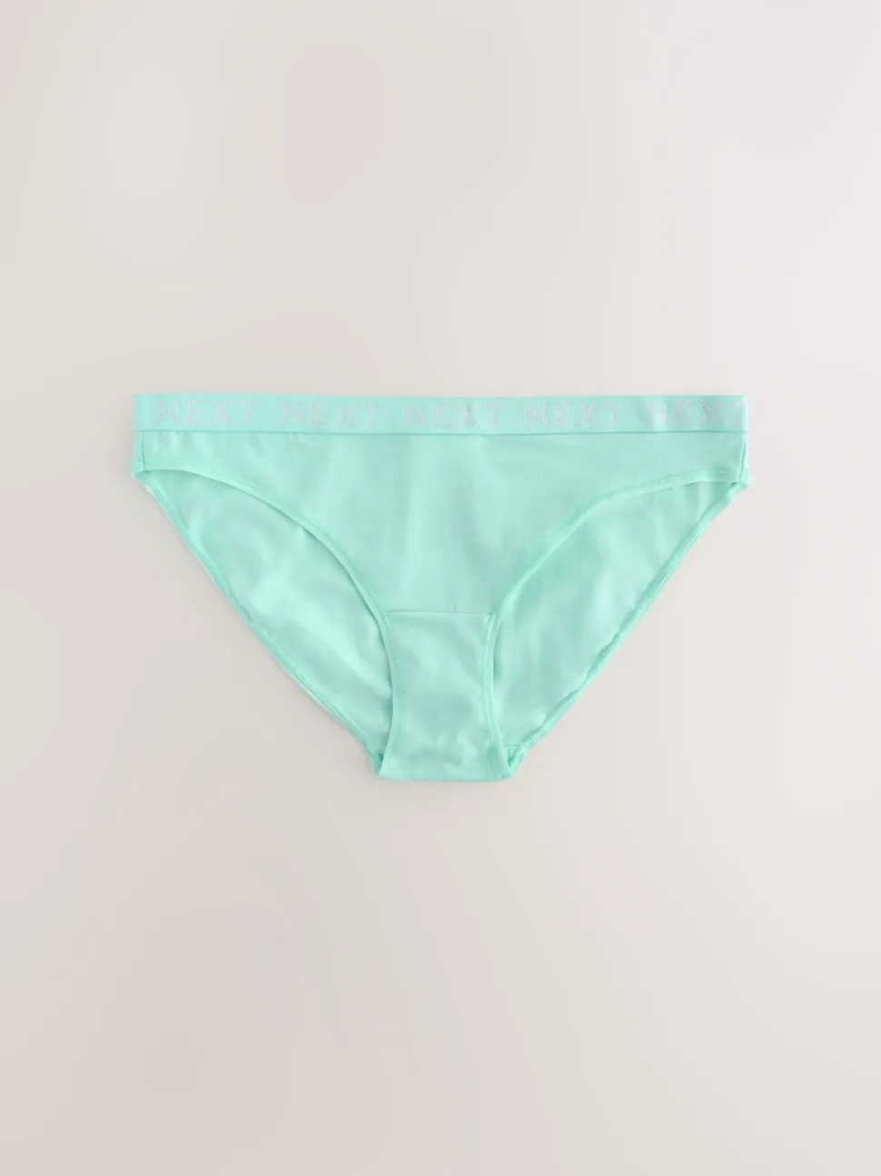 Pastel - 4 Katoenen slipjes met logotailleband