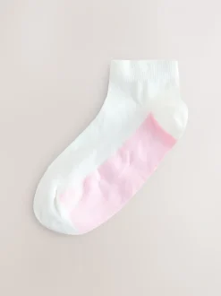 Pastel Marl - 4 Paar sneakersokken met voetbed