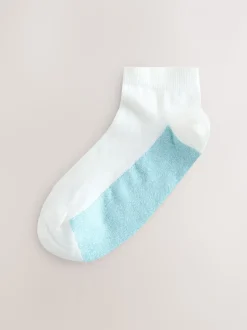 Pastel Marl - 4 Paar sneakersokken met voetbed