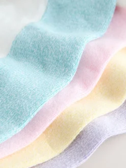 Pastel Marl - 4 Paar sneakersokken met voetbed