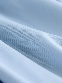 Pastelblauw - Multiway jersey Maxi-jurk voor bruiloftsgasten