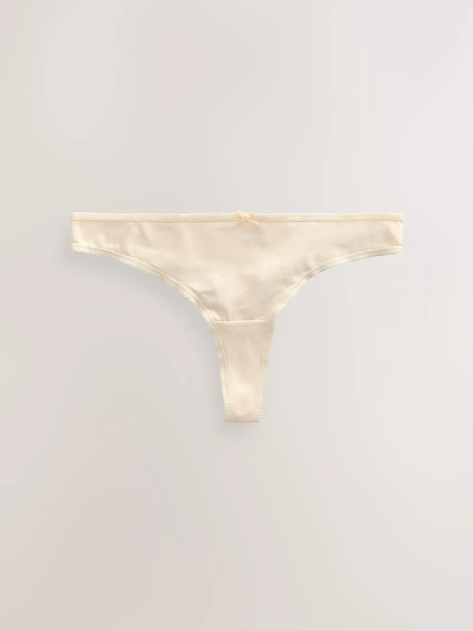 Pastelroze nude - Set van 5 slips met hoog katoengehalte