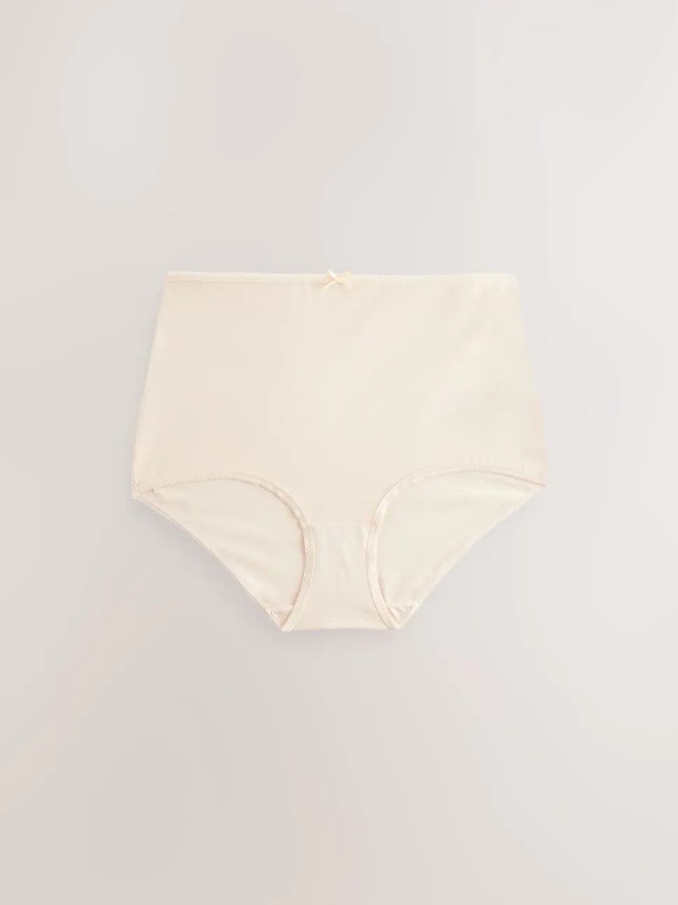Pastelroze nude - Set van 5 slips met hoog katoengehalte