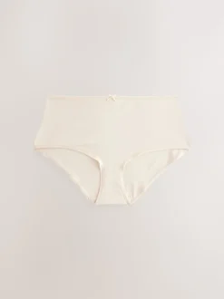 Pastelroze nude - Set van 5 slips met hoog katoengehalte