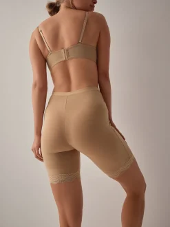 Pastelroze nude - Verpakking van 2 shorts tegen schuren