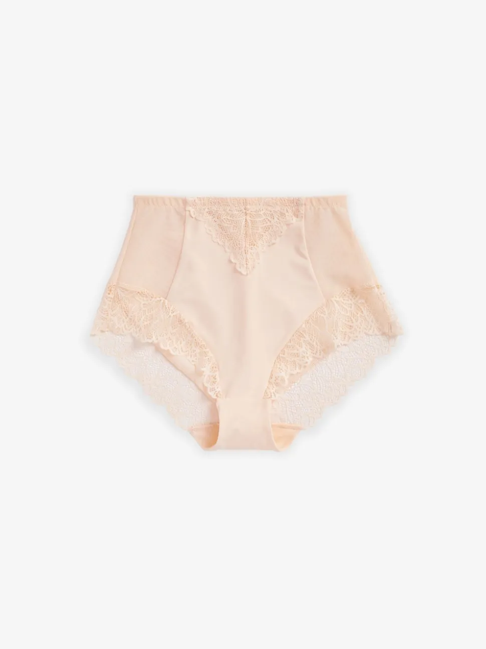 Pastelroze nude - Vormende slip met stevige buikcorrectie