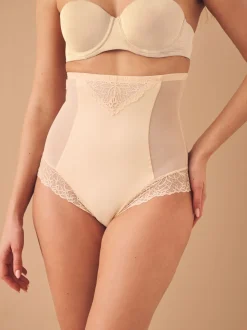 Pastelroze nude - Vormende slip met stevige buikcorrectie