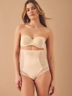 Pastelroze nude - Vormende slip met stevige buikcorrectie