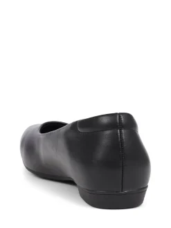 Pavers - Zwarte ballerina's met spitse neus
