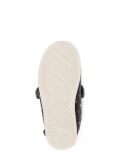 Pavers grijze pantoffels met klittenbandsluiting