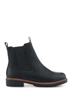 Pavers Wide Fit Slip-On With Side Zip Boots