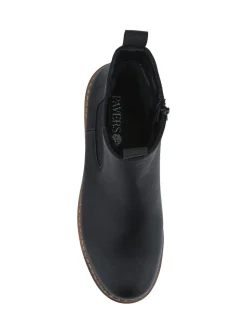 Pavers Wide Fit Slip-On With Side Zip Boots