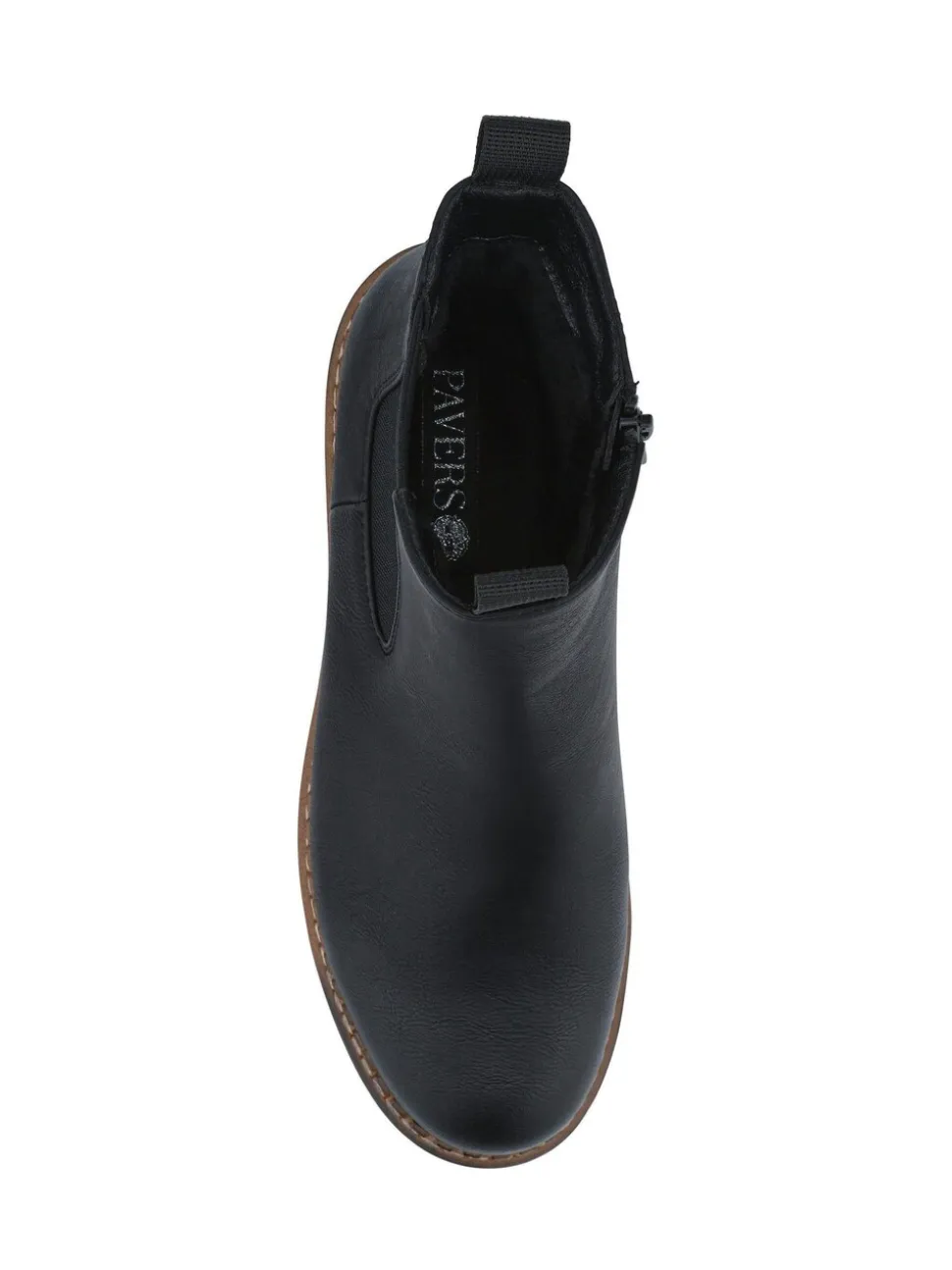 Pavers Wide Fit Slip-On With Side Zip Boots