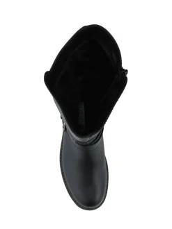 Pavers Wide Fit Zip Fasten Slouch Boots