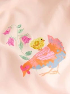 Peach Pink Hen - Tricot pyjama met korte mouwen
