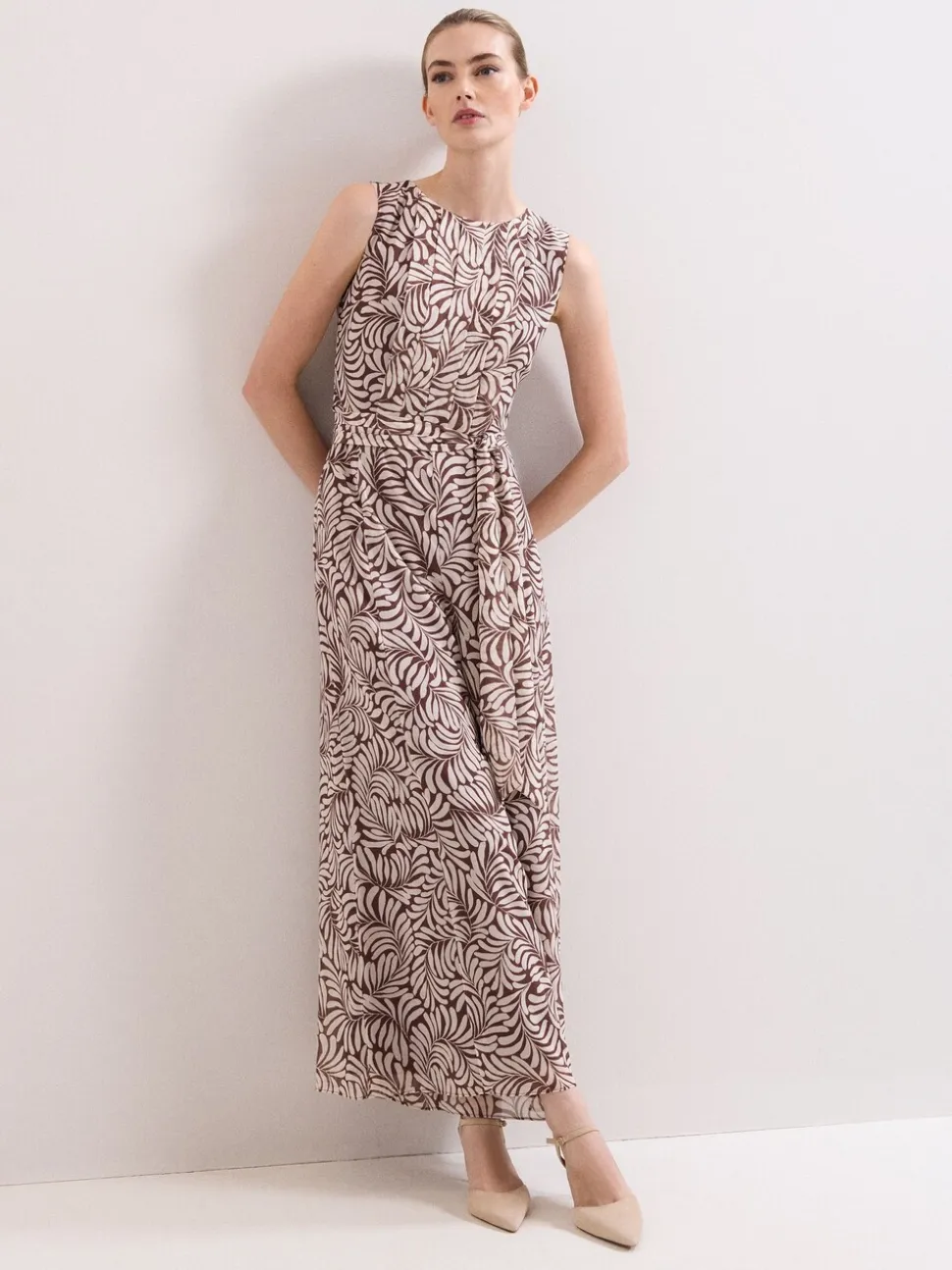 Phase Eight Janine Leaf Jumpsuit