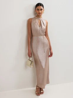 Phase Eight Libby Metallic Dress