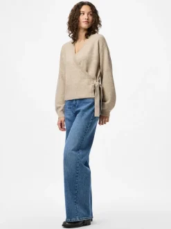 PIECES Wrap Knit Cardigan