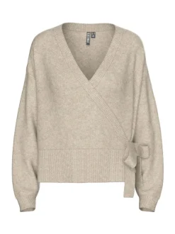 PIECES Wrap Knit Cardigan