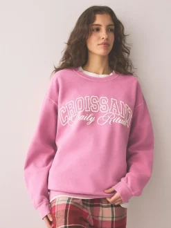 Pink Croissant - Sweatshirt