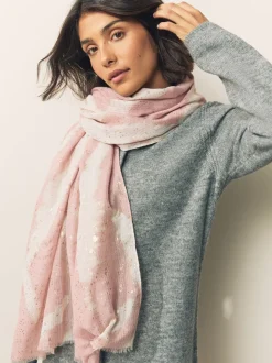 Pink Marble Foil - Lichte sjaal