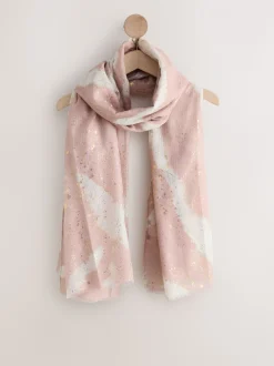Pink Marble Foil - Lichte sjaal