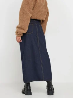 PixieGirl Petite 100% katoenen midirok met opgestikte zakken