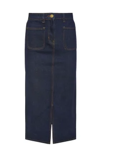 PixieGirl Petite 100% katoenen midirok met opgestikte zakken