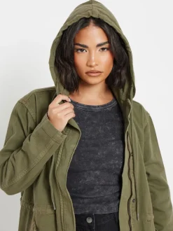Pixiegirl Petite parka van keperstof