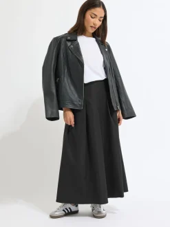 PixieGirl Petite Pleated Full Midaxi Skirt