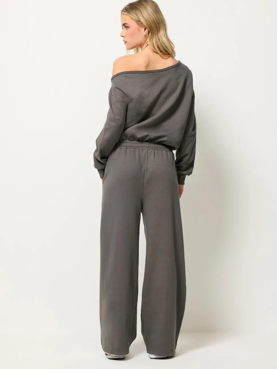 PixieGirl Petite Sweat Wide Leg Jumpsuit