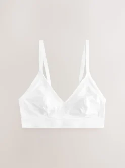 Plum Paars/Wit - DD+ Ultimate Comfort Bralettes zonder beugel 2 verpakking