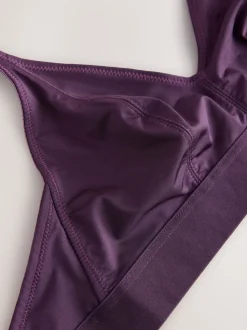 Plum Paars/Wit - DD+ Ultimate Comfort Bralettes zonder beugel 2 verpakking