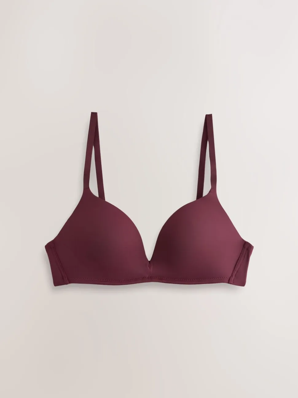 Plum/Paars marineblauw - Voorgevormde, gevoerde beha's zonder beugel, set van 2 A-E