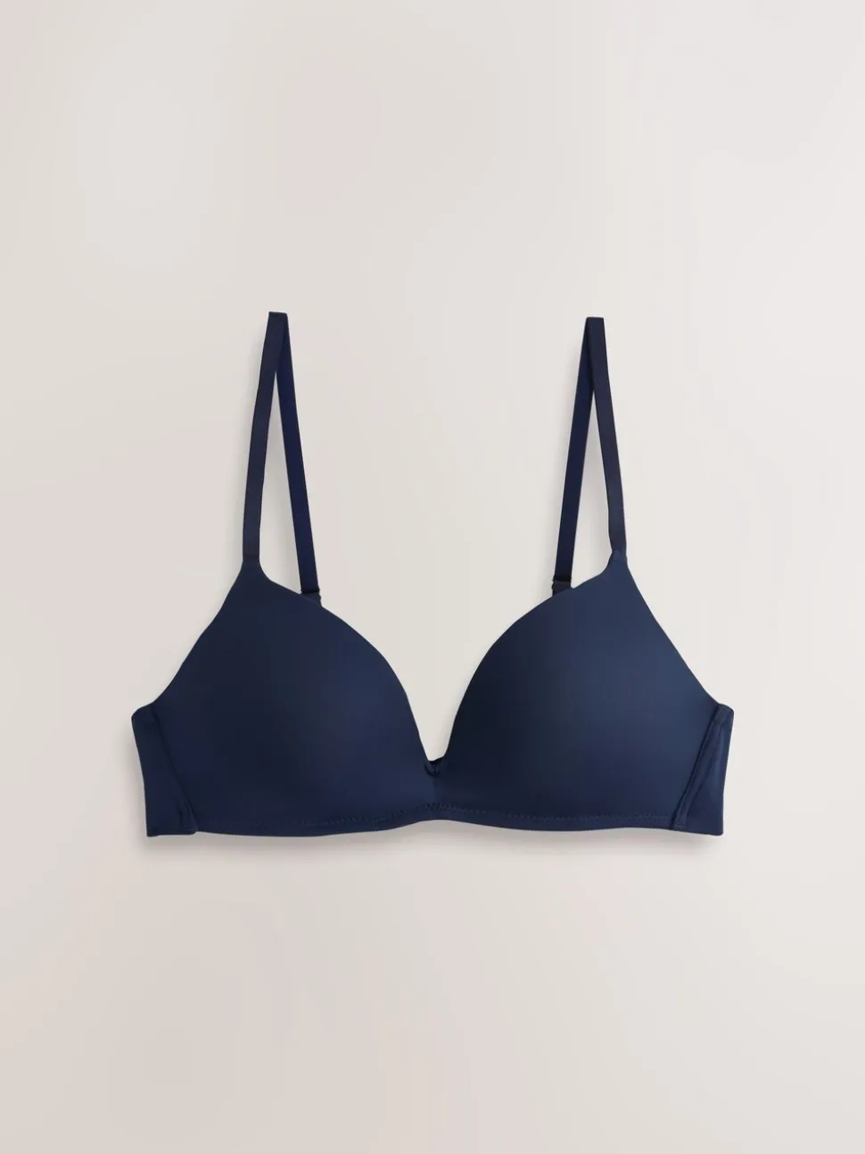 Plum/Paars marineblauw - Voorgevormde, gevoerde beha's zonder beugel, set van 2 A-E