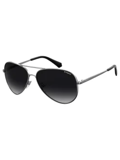 Polaroid Monochrome Pilot Black Sunglasses