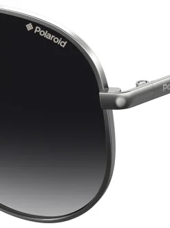 Polaroid Monochrome Pilot Black Sunglasses